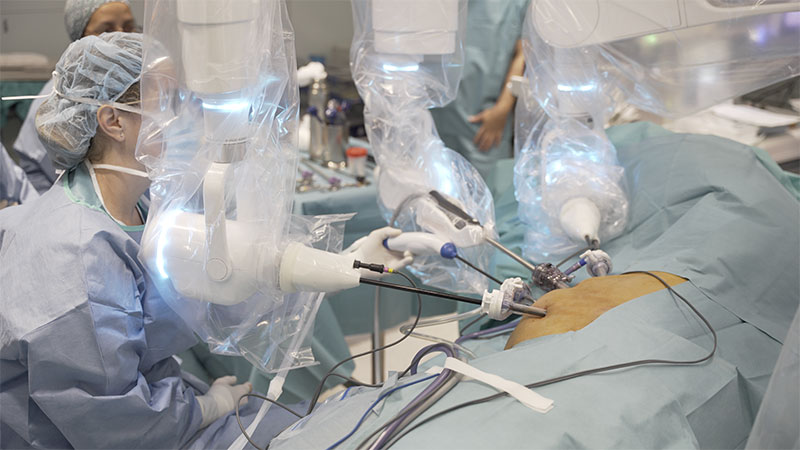 surgical robot bitrack system operation